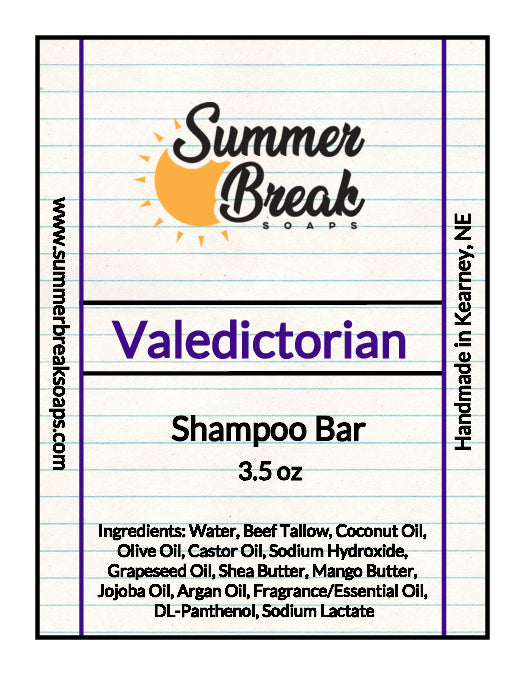 Valedictorian Shampoo Bar