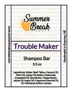 Trouble Maker Shampoo Bar