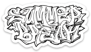 Summer Break Soaps Graffiti Logo Magnet