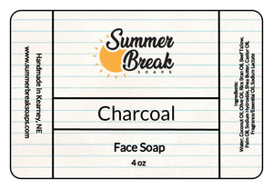 Vanilla Oak Charcoal Face Soap