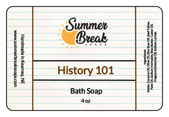 History 101 Bath Soap