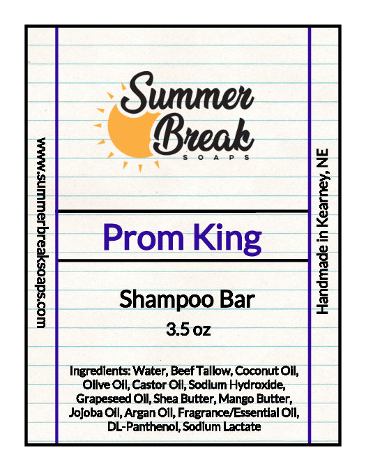 Prom King Shampoo Bar