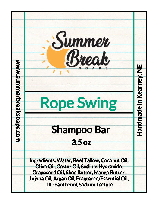 Rope Swing Shampoo Bar