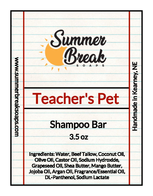 Teacher's Pet Shampoo Bar